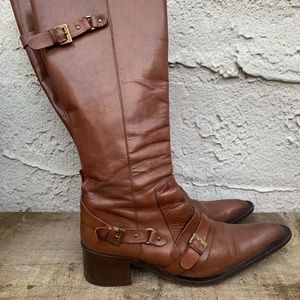 Ahler (Denmark) pointy soft leather boots. Size 37 (7)